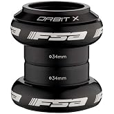 FSA Orbit-X Road Headset, 1" - blk | FSA Orbit X Headset Black - CNC Machined Alloy, Angular Contact Bearings