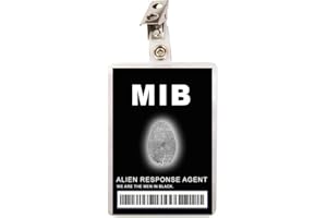 FIGHERO MIB Men in Black ID Badge Biometric