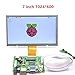 GeeekPi Raspberry Pi 7 inch 1024x600 LCD Screen TFT Panel LCD Display with Driver Board HDMI + VGA + 2AV & Tranparent Clear Acrylic Bracket Holder (Without Touch+Acrylic Bracket)