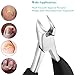 BEZOX Thick Toenail Clippers for Seniors - Large Toe Nail Clippers for Thick Nails, Precision Comfort Grip Long Handle Fingernail Clippers, Effortless Trimming Nail Cutter - Premium Stainless Steel