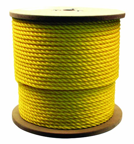 Rope King HBP-12250 Hollow Braided Poly Rope, 1/2" x 250'