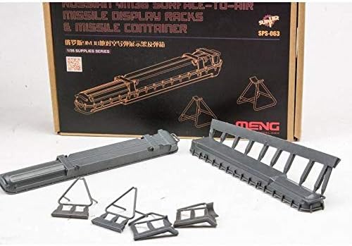 Meng Model 1:35 - Russian 9M38 SAM Display Rack & Container, Various, Small