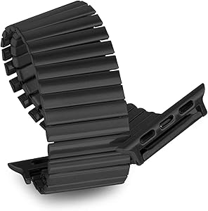 IWINTP Compatible with for Apple Watch Band 42mm/44mm/38mm/40mm Stretch Watch Band Stainless Steel Expansion in Brushed Metal, Compatible with for iWatch Series 6/5/4/3/2/1/SE