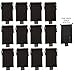 Edge I-Wear 12 Piece Microfiber Pouch/Case for Glasses, Phones,Jewelry B04-BLK-12