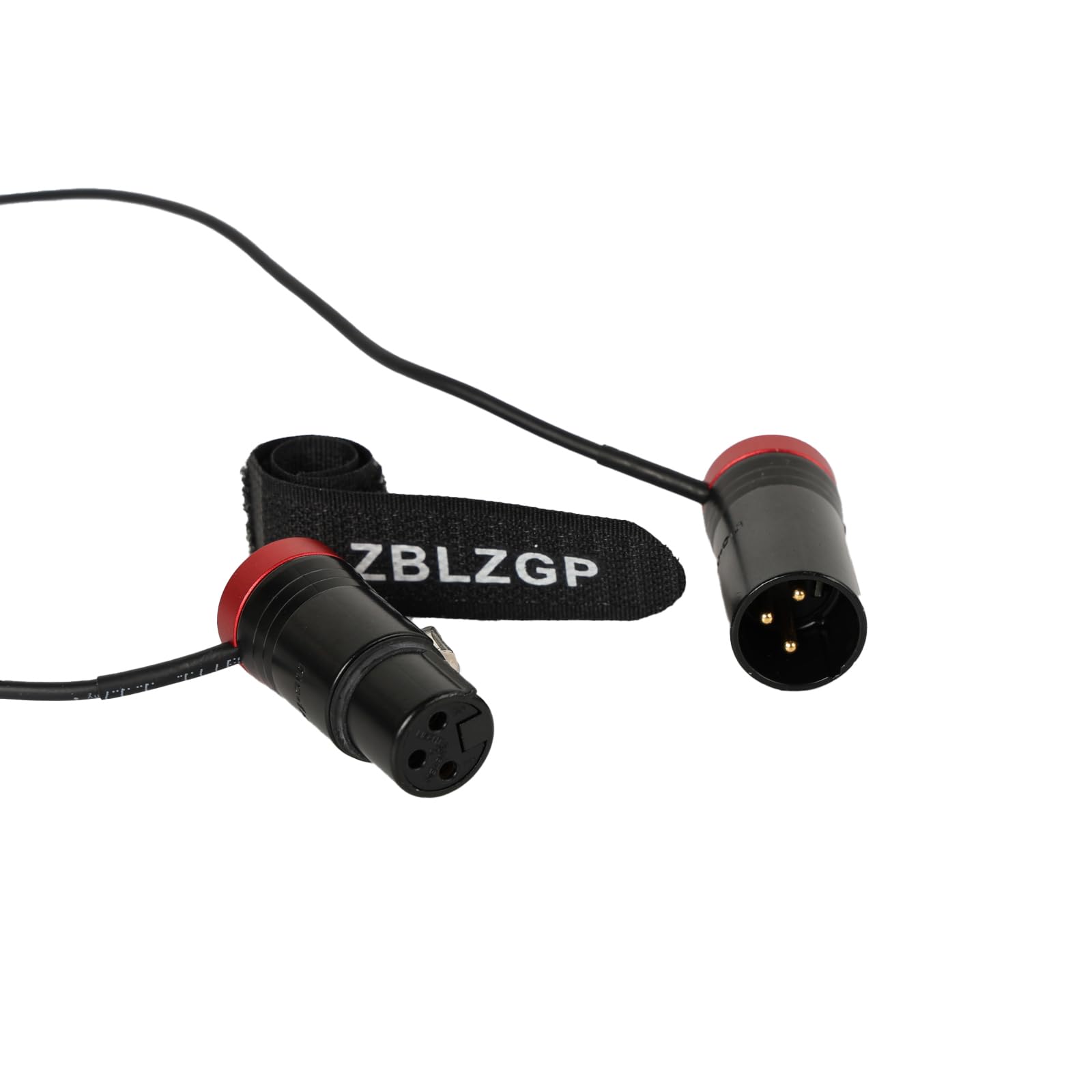 ZBLZGP Red 50cm XLR Male to Female Audio Line Cable for Microphone and Sound Devices