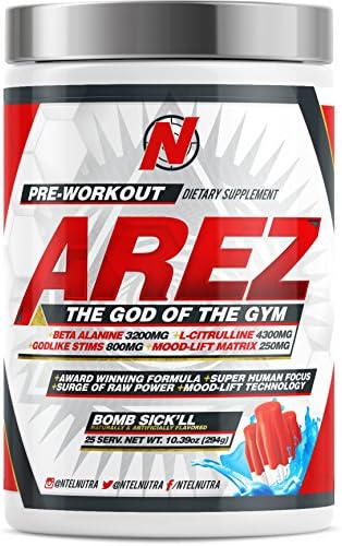 AREZ God of The Gym Pre-Workout (Bomb Sick'll)