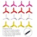 Crazepony 16pcs 31mm Propeller 3-Blade Props and 1pcs Props Removal Tool for Coreless Brushed Motors Mini FPV Racing Drones Multirotors Quadcopters