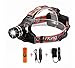 Zoomable Headlamp with Rechargeable Batteries,Waterproof Ultra-Bright 1200 Lumens Headlight Led for Hiking Camping Riding Fishing Hunting