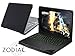 Navitech Black Real Leather Folio Case Cover Sleeve For The Razer Blade 14"