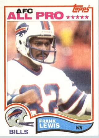 Amazon.com: 1982 Topps Football Card #30 Frank Lewis: Collectibles & Fine Art
