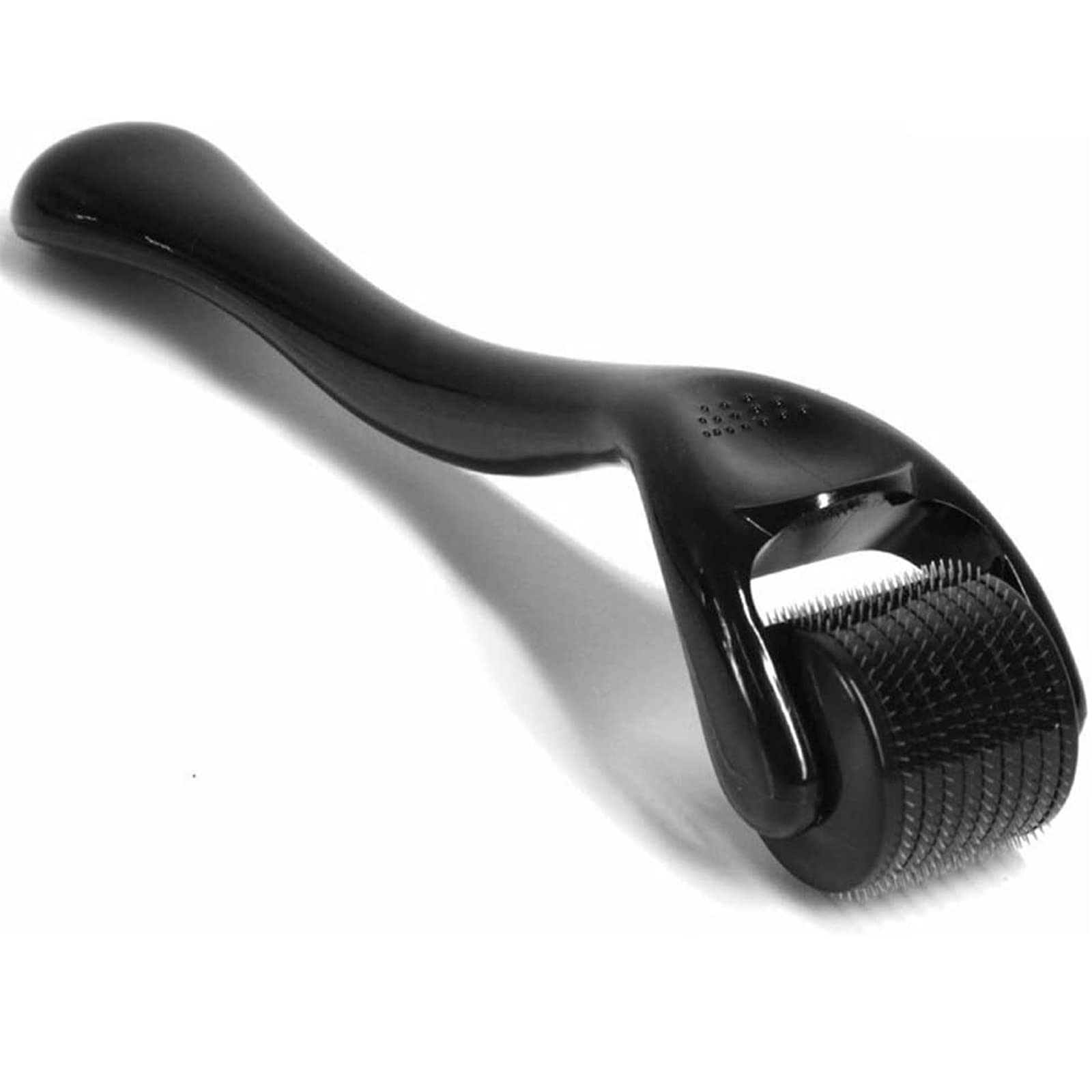 Derma Roller 540 Titanium Microneedle Beard Microneedling Roller for Face Facial Wrinkles Hair Loss Stretch Marks Hair Regrowth Micro Needles with Case (0.5mm)