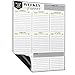 Magnetic Weekly Calendar Dry Erase Planner for Fridge-Stain Resistant Technology-12x16