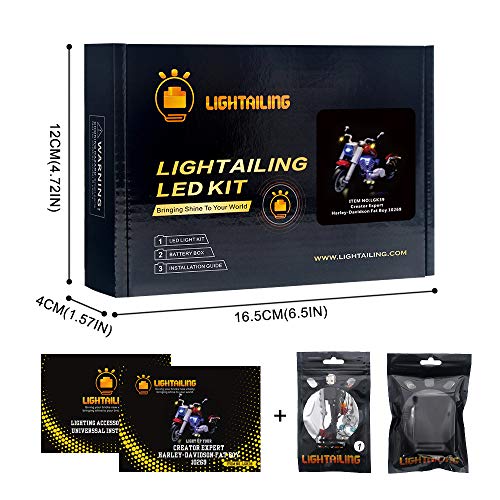LIGHTAILING Licht-Set Für (Creator Fatboy) Modell - LED Licht-Set Kompatibel Mit Lego 10269(Modell Nicht Enthalten) – Bild 8