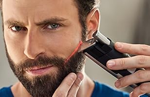philips beard trimmer series 9000 with laser guide for accurate trim bt9297