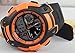 OUANGANC Water-proof Digital-analog Boys Girls Sport Digital Watch Alarm Stopwatch Chronograph (Orange)