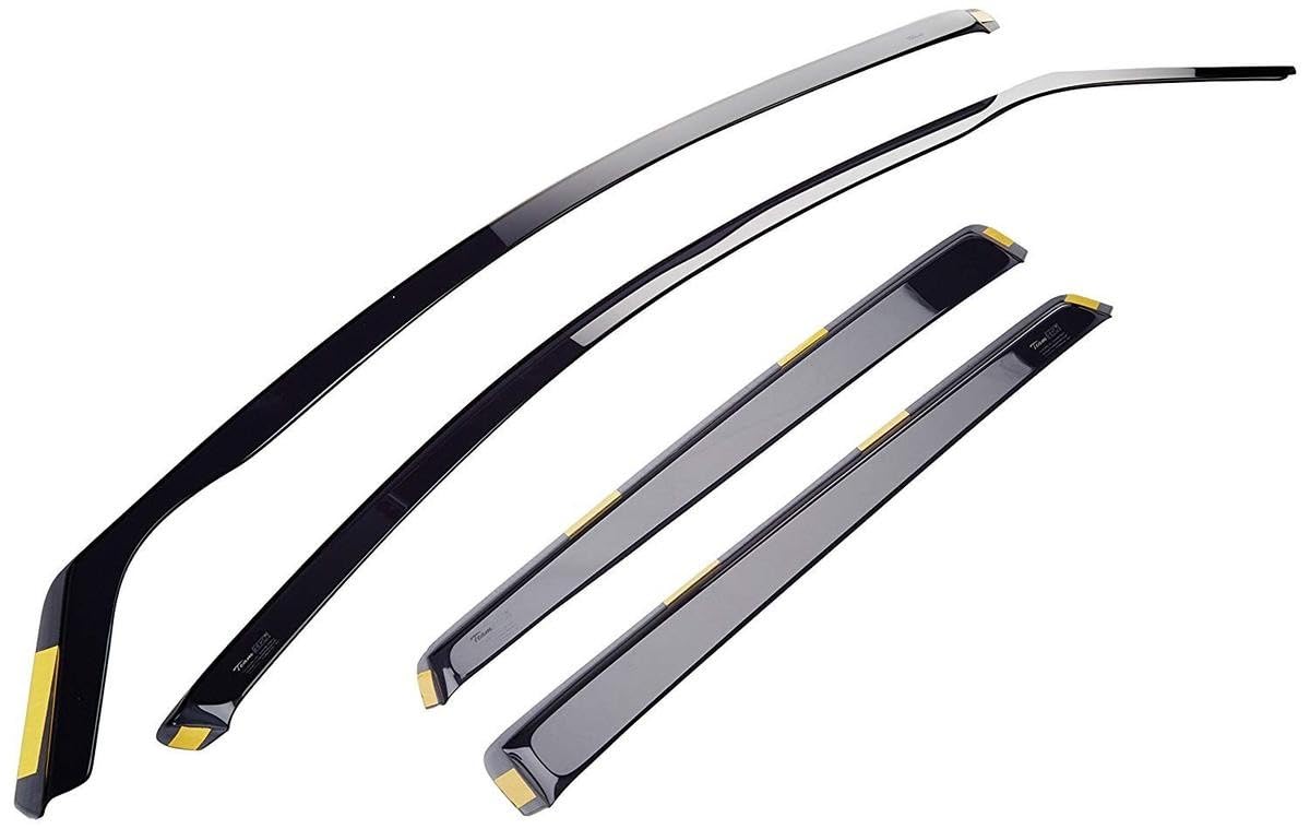 HEKO-15227 Front Rear Wind Deflectors Fits Ford Focus 2005 - 2010 5-Door Estate (4 Pieces)