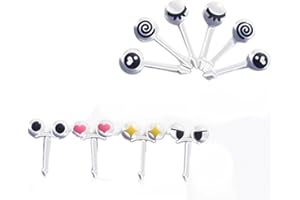 Mini Food Fruit Picks, Cute Cartoon Eyes Food Toothpicks Mini Cartoon Toothpick for Lunch Bento Picks Professional