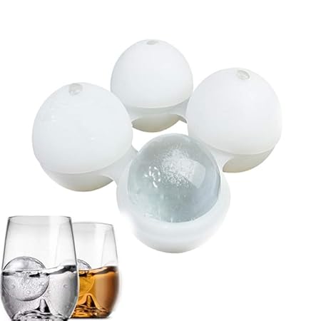 RANRANHOME Runde Eisform Silikon-Eisplatte