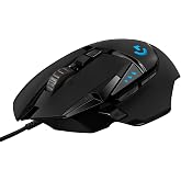 Logitech G502 Hero High Performance Wired Gaming Mouse, Hero 25K Sensor, 25,600 DPI, RGB, Adjustable Weights, 11 Buttons, On-Board Memory, PC/Mac, Pack of 4