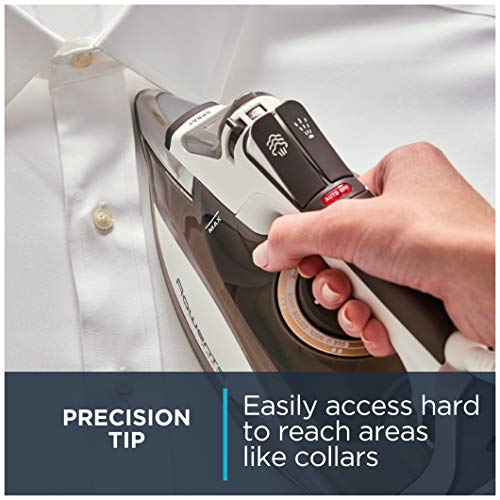 Rowenta Micro Steam Stainless Steel Soleplate Steam Iron for Clothes