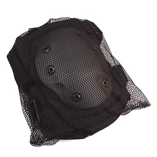 LytHarvest Professional Tactical Knee Pads, Skateboarding Paintball Military Knee Protector Pads, One Sizes Fits Most (Black)