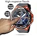 SINO-SKY [5-Pcs] For WSD-F20 Watch Screen Protector, Full Coverage TPU Screen Protector for WSD-F20-RG Watch HD Clear Anti-Bubble and Anti-Scratch