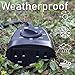 Outdoor Timer Power Outlet - 24 Hour Mountable Heavy Duty Weather Proof Grounded Timer Automatic Day Time/Night Time Activation Setting for Christmas Lights & More, 2x Outlets, 6 Inch Cord 125VAC/60Hz