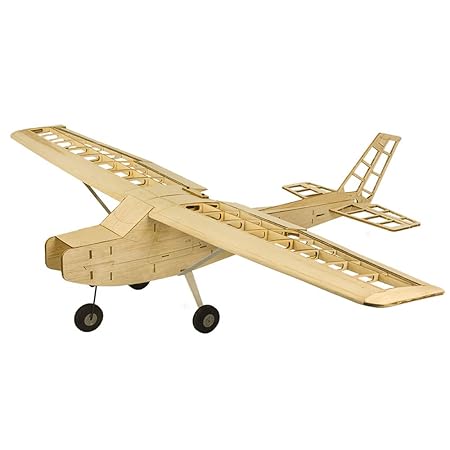 Goolsky Dancing Wings Hobby T2001 Balsaholz Flugzeug RC Flugzeug Modellbau PNP DIY mit Motor ESC Servo Spielzeug für Kinder