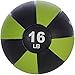 Amazon Basics Workout Fitness Exercise Weighted Medicine Ball - 16 Pounds, Lime Green and Black