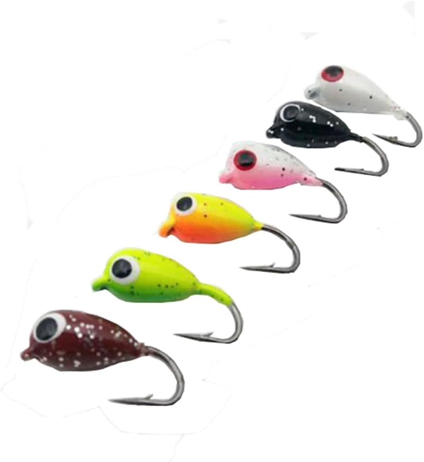 Etopsell Lead Head Ice Fishing Lure Jigs- Pack of 6