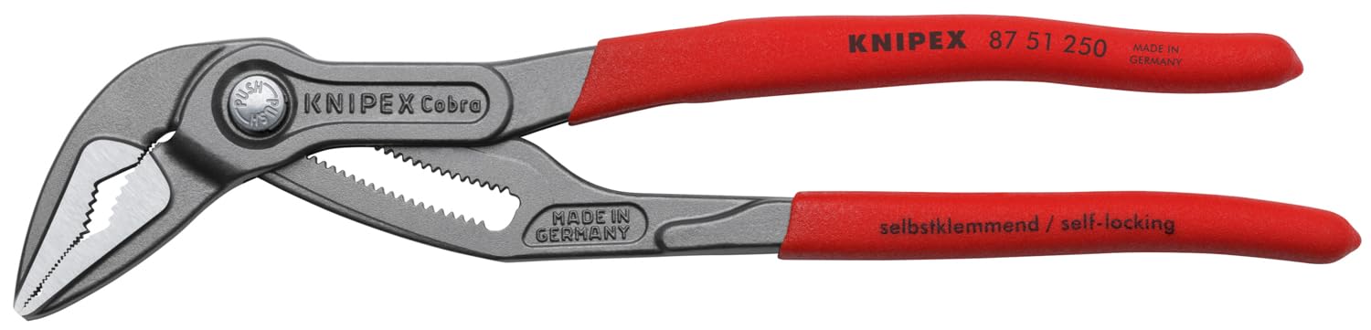 KNIPEX - 87 51 250 Tools - Cobra ES Extra-Slim Pump Pliers (8751250) 10 inches