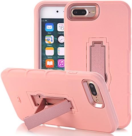 iPhone 6/6s Plus Case, SOGOLA [Kickstand][Shock Proof] Heavy Duty Protection High Impact Resistant Fully Protective Case Cover for Apple iPhone 6/6s Plus (Rose Gold)