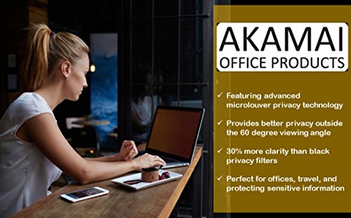 Akamai Office Products Privacy Screen Filter Widescreen Laptops Anti Glare (12.5 inches Diagonal, Gold) - Thumbnail 2