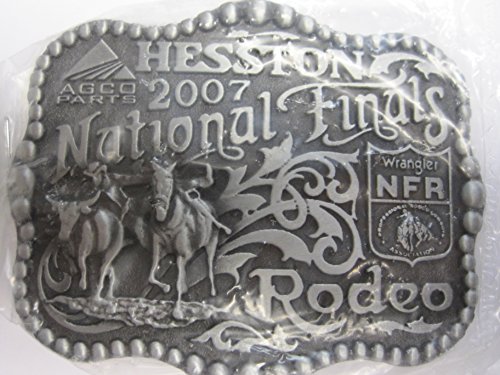 Hesston 2007 National Finals Rodeo Adult Belt Buckle