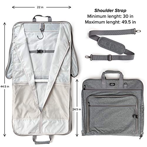 rolling garment bolsa carry on