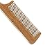 Rat Tail Comb - pureGLO Best Teasing Hair Comb Fine Tooth Parting Comb Wooden Styling Comb with Premium Gift Box