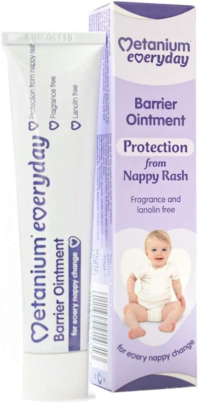Metanium Everyday Barrier Ointment, Protection From Irritants, for Everyday Nappy Change Fragrance Free, Lanolin Free 40 g