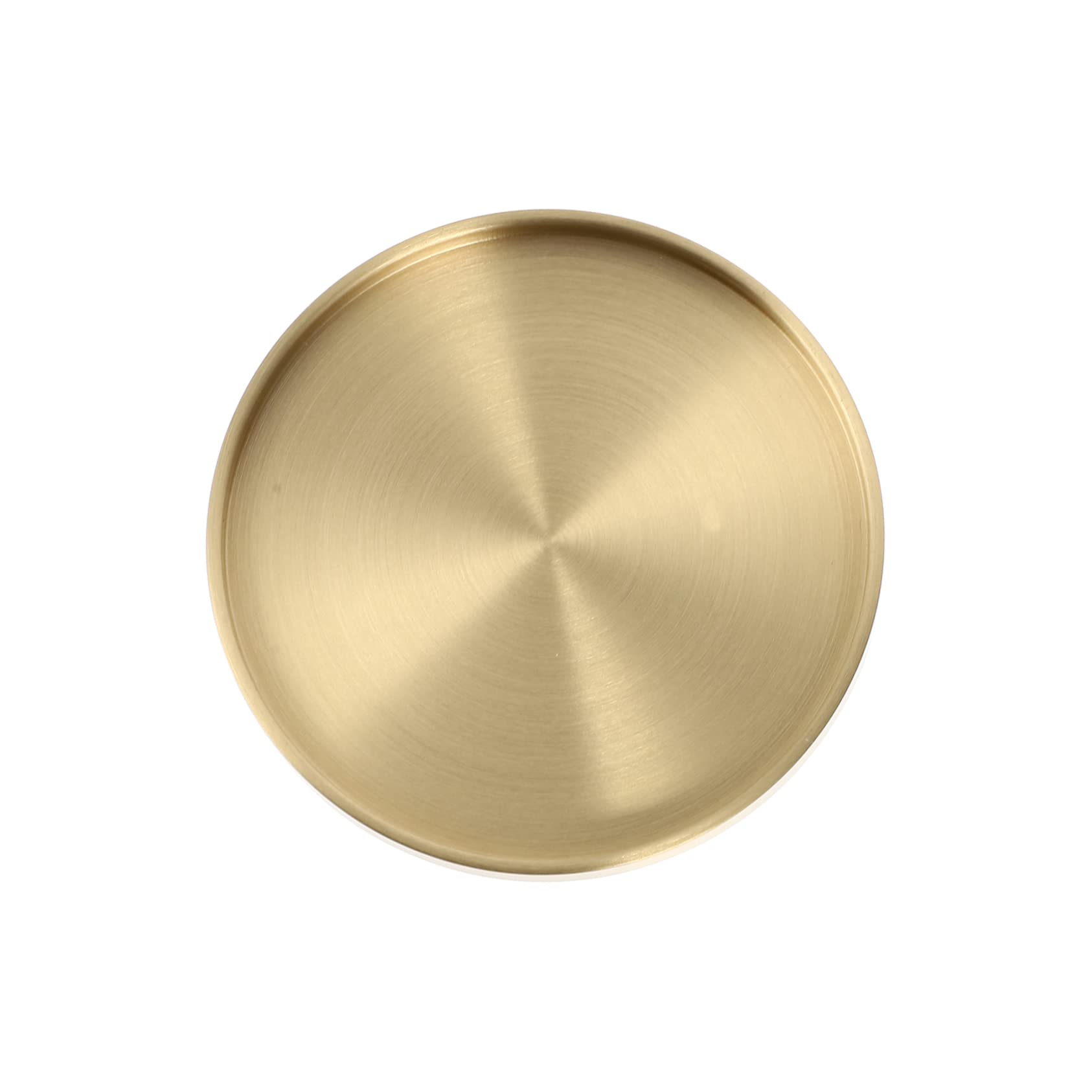 SHOWERORO 1Pc Brass Coaster for Tea Cups Heat-resistant Teacup Mat Stylish Home Cup Cushion for Serving Tea Elegant Table Decor