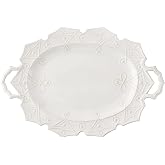 Juliska Jardins du Monde 25" Platter - Whitewash