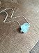 Raw Aquamarine Necklace 16
