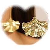 Doubnine Palm Leaf Earrings Large Monstera Gold Line Dangle Earrings Bohemian Summer Festvial Jewelry for Women
