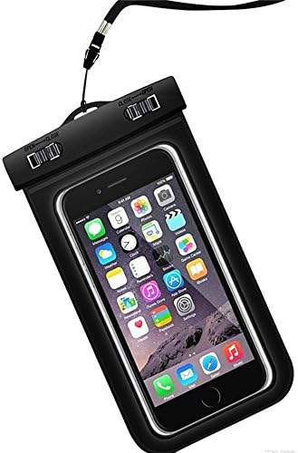 Universal Waterproof Case, Cellphone Dry Bag Phone Pouch for IPhone 8/7/7 Plus/6/6S Plus/SE/5S, Samsung Galaxy S8/S8 Plus/Note 8 6 5 4, Google Pixel 2 HTC LG Sony MOTO up to 6.0"-Black