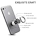 Cell Phone Holder,COCOFU 2pcs 360°Rotation and 180°Flip Universal Finger Ring Stand/Grip/Kickstand/Mount,[Washable][Removable] Zinc Alloy Finger Loop for iPhone,Smartphones and iPads -Space Grey