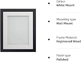 Frame Company Allington Black 14x11 Frame with White Mount 12x8 view 3