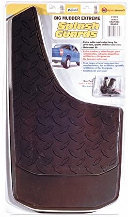 RoadSport 3102 Large Big Mudder Extreme Diamond Plate Design Rubber Splash Guard