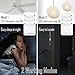 ENERLITES Countdown Timer Switch - Fan & Light Timer, 5 Min - 4 Hrs, Night Light LED Indicator, Neutral Wire Required, UL Listed, HET06-I, Ivory