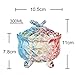 SOCOSY Royal Embossed Crystal Candy Box with Lid Footed Jewelry Box Candy Jar Cookie Jar Wedding Candy Buffet Jars Kitchen Storage Jar 10oz (Rainbow)