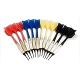 GLD Commercial Soft Tip Bar Darts-Set of 12 with 250 Dart Tips