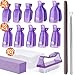 Gel Nail Polish Remover Tool - 600pcs Lint Free Nail Wipes 20pcs Nail Polish Remover Clips Cuticle Pusher Nail Brushes Nail File Nail Buffer BTArtbox Gel Polish Remover Tools Kit