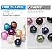 MilkyWay Freshwater Cultured Love Wish Pearl Oyster with Round Pearl Inside for Pearl Gift Fun for Children Family Friends Party Pearl (7-8mm, 10PC)
